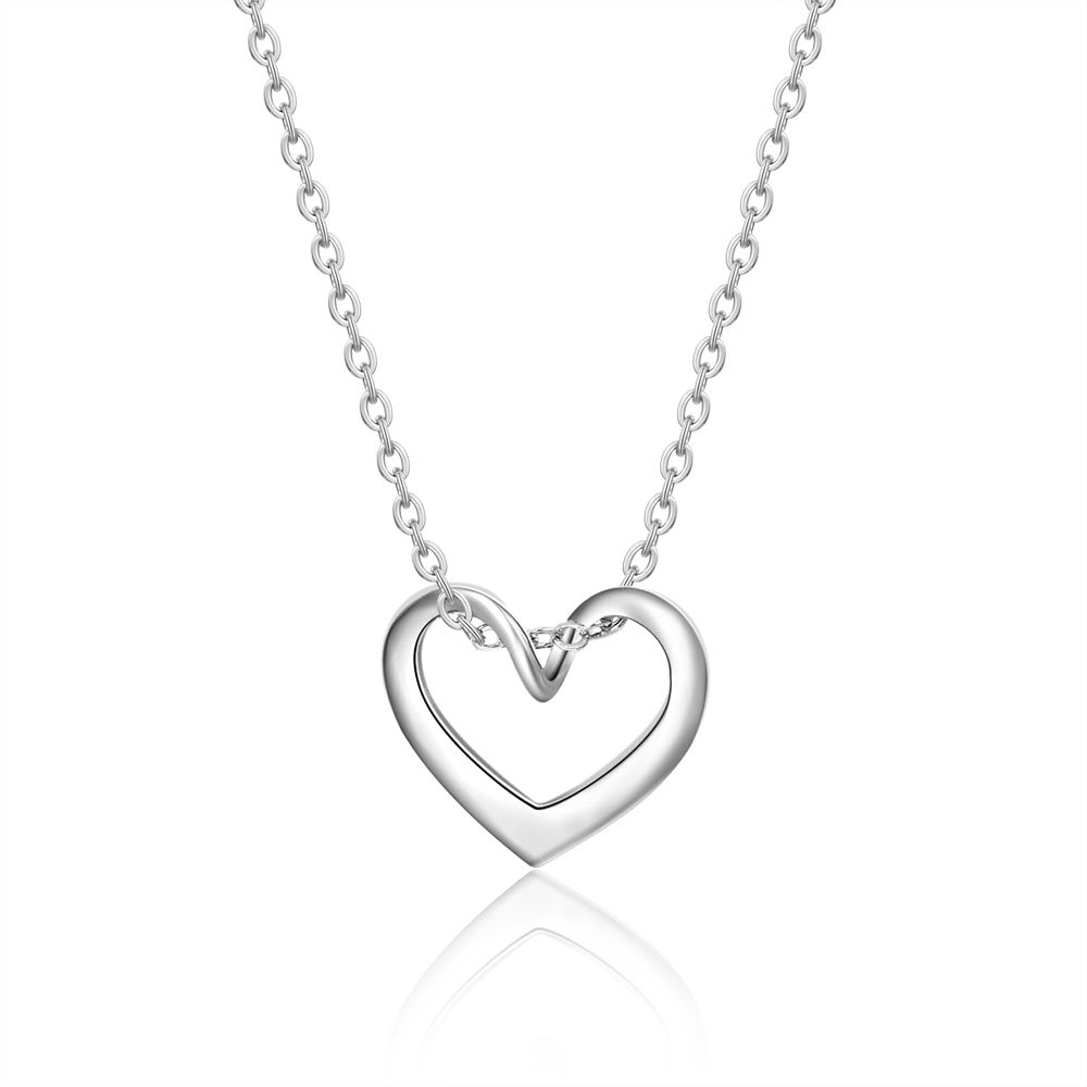 Collier Coeur pendentif 1 Prénom Personnalisé｜Jessemade