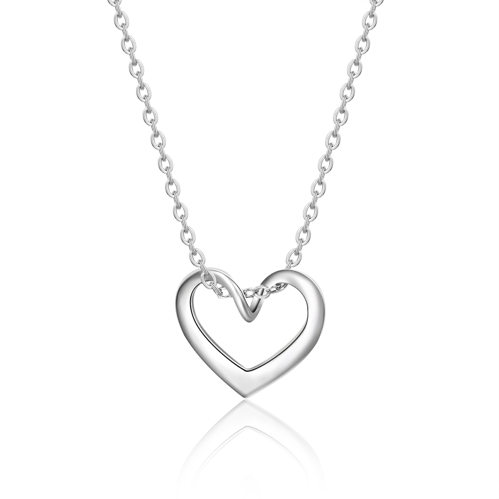 Collier Coeur pendentif 1 Prénom Personnalisé｜Jessemade