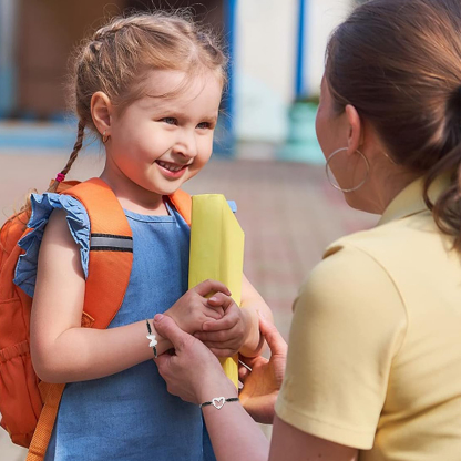 2PCS Ensemble de Bracelets Papillon Bracelet en Commun Cadeau Rentrée Scolaire Premier jour d’école｜Jessemade