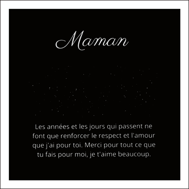 Maman-Collier coeur 1 Prénoms Personnalisés avec pierre de naissance