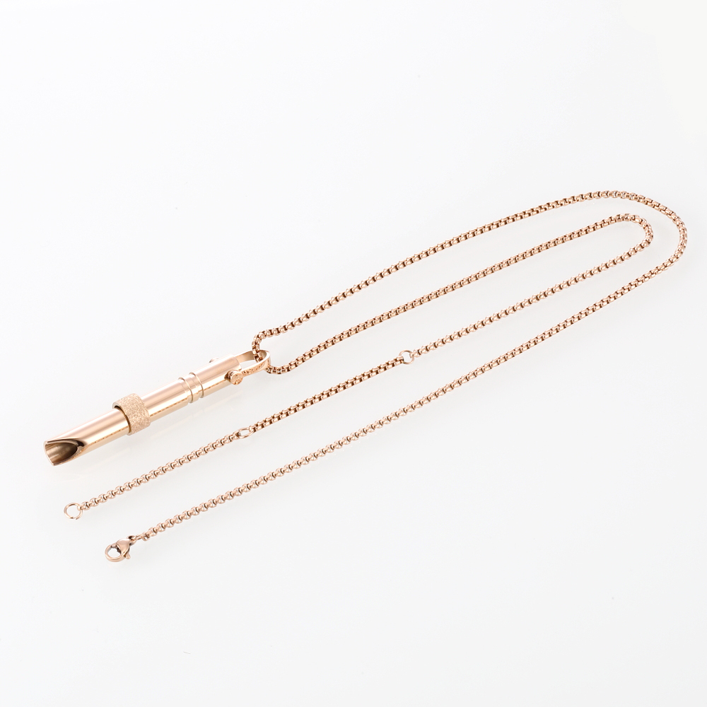 Collier sifflet de méditation yoga
