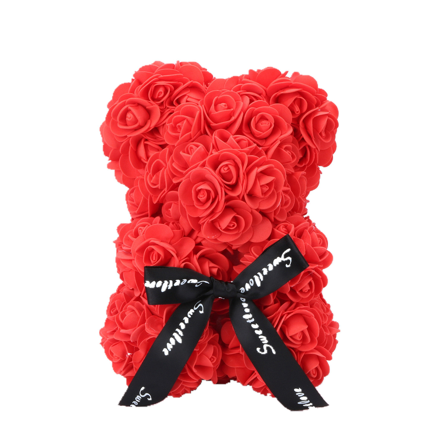 Décoration Ours Rose artificiel Cadeau Romantique pour la Saint-Valentin
