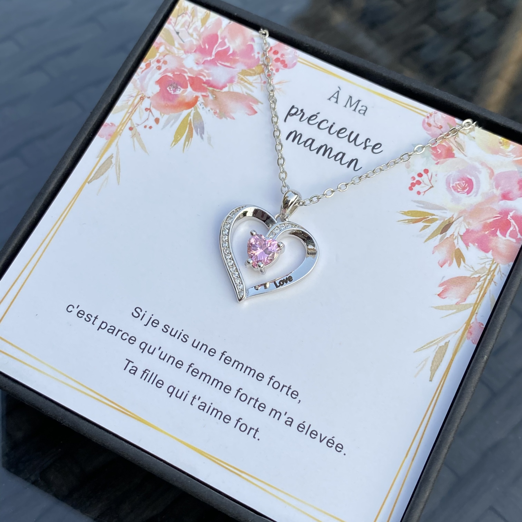 Collier Coeur Collier Personnalisé avec Prénom｜Jessemade