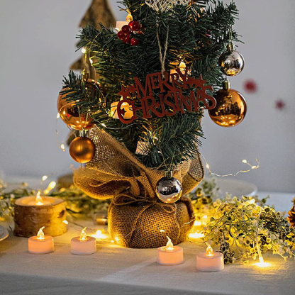 Bougies électronique scintillantes 12PCS/4PCS