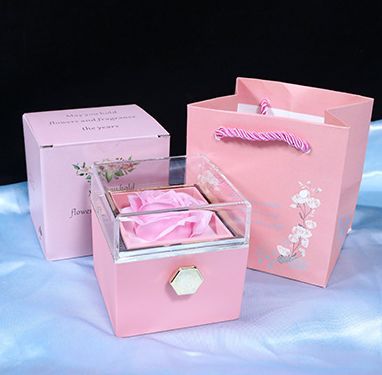 Boîte Rose Éternelle coffret cadeau