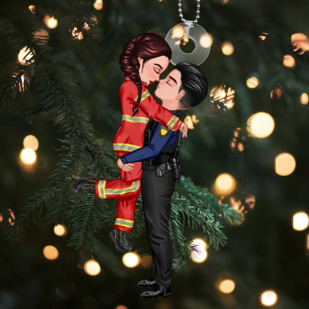 Ornements Acrylique Personnalisé pour Couple