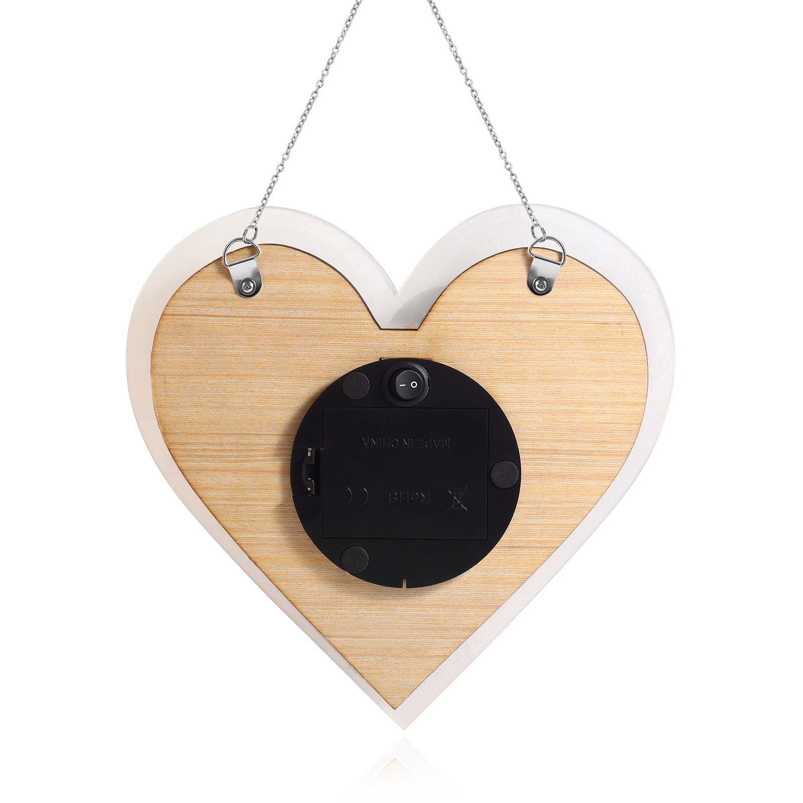 À Maman/Mamie - Veilleuse Cœur Décoration Ours 8 Prénoms Personnalisés avec 1 Texte