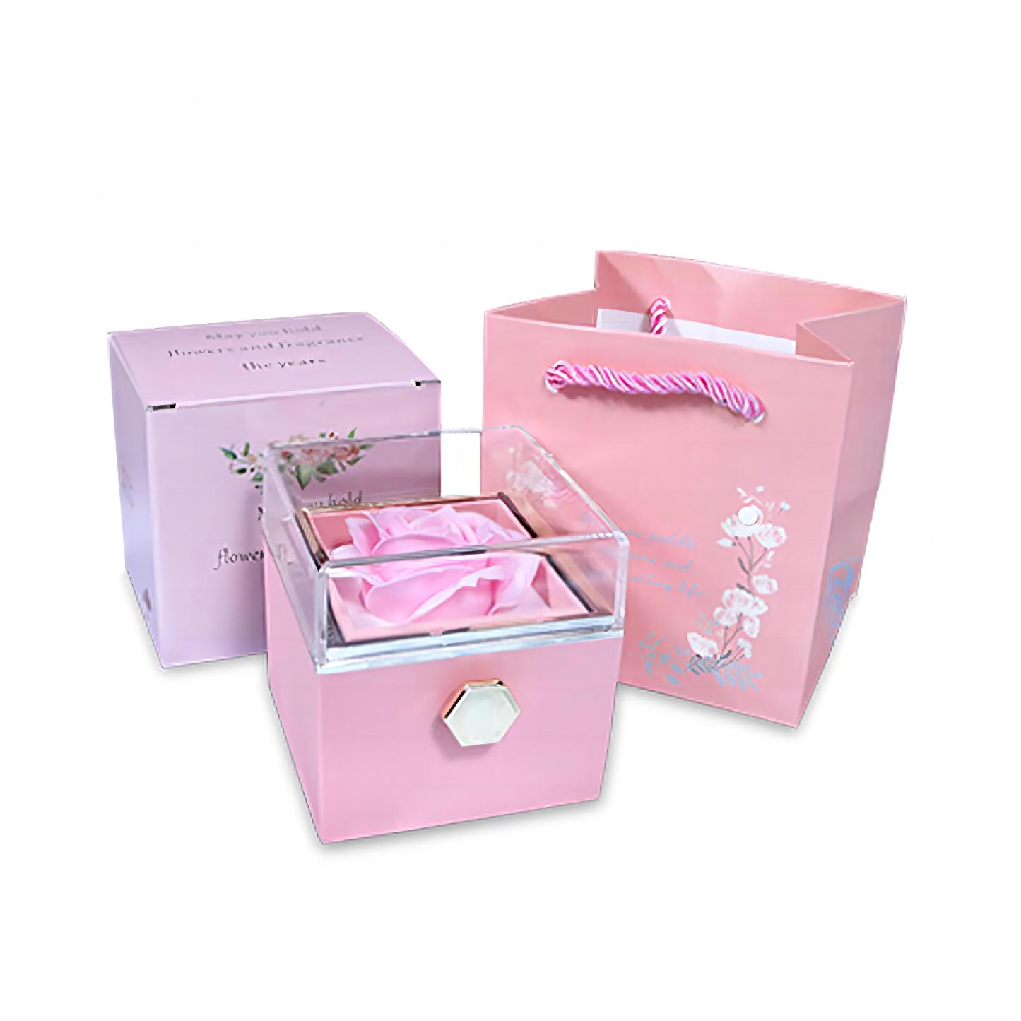 Boîte Rose Éternelle coffret cadeau