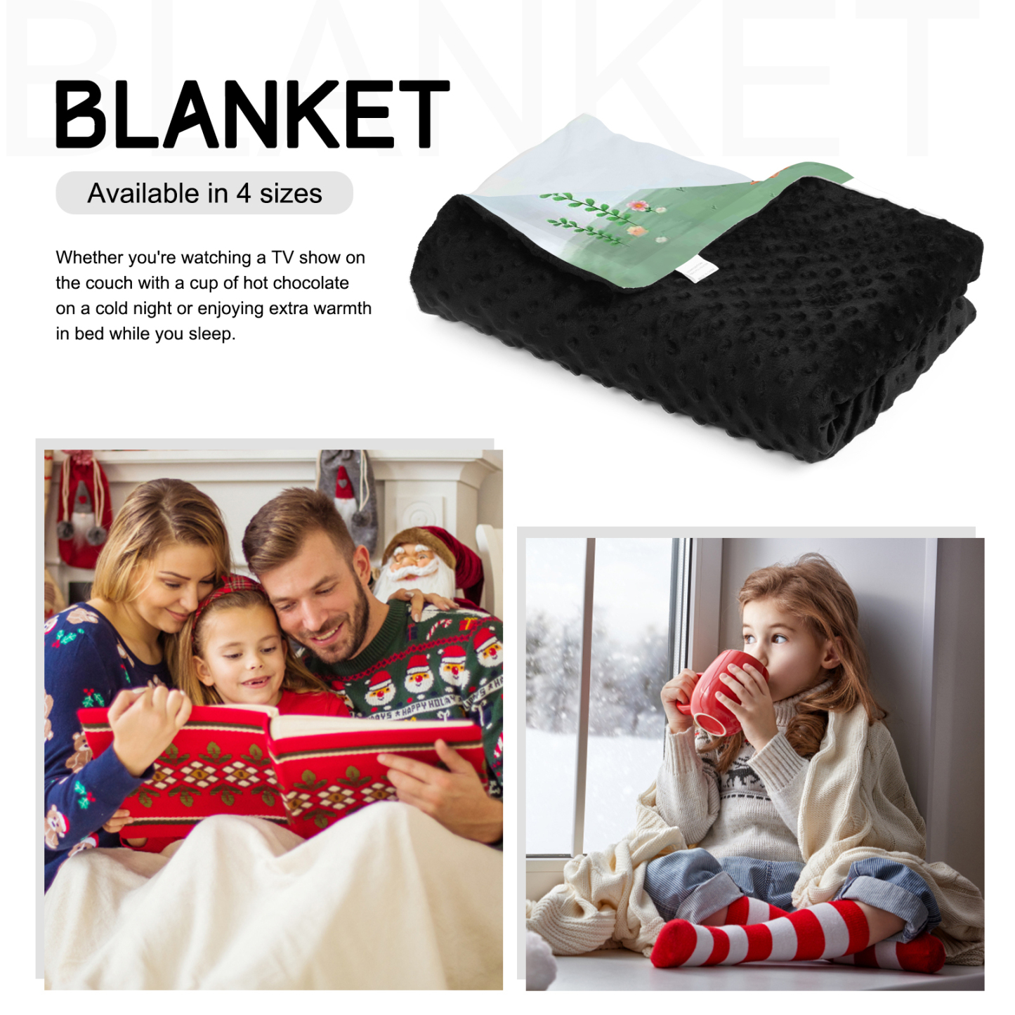 Couverture plaids polaire poussin 1 Prénom Personnalisé pour enfant