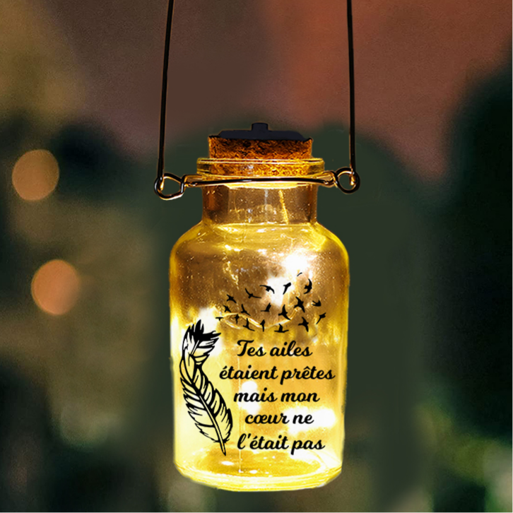 Bouteille lumineuse commémorative Ornements