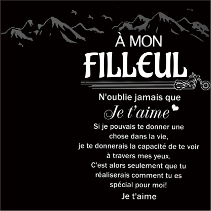 Jessemade FR À Mon Filleul-Carte avec coffre cadeau