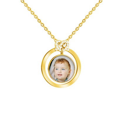 Collier Photo Personnalisée Pendentif