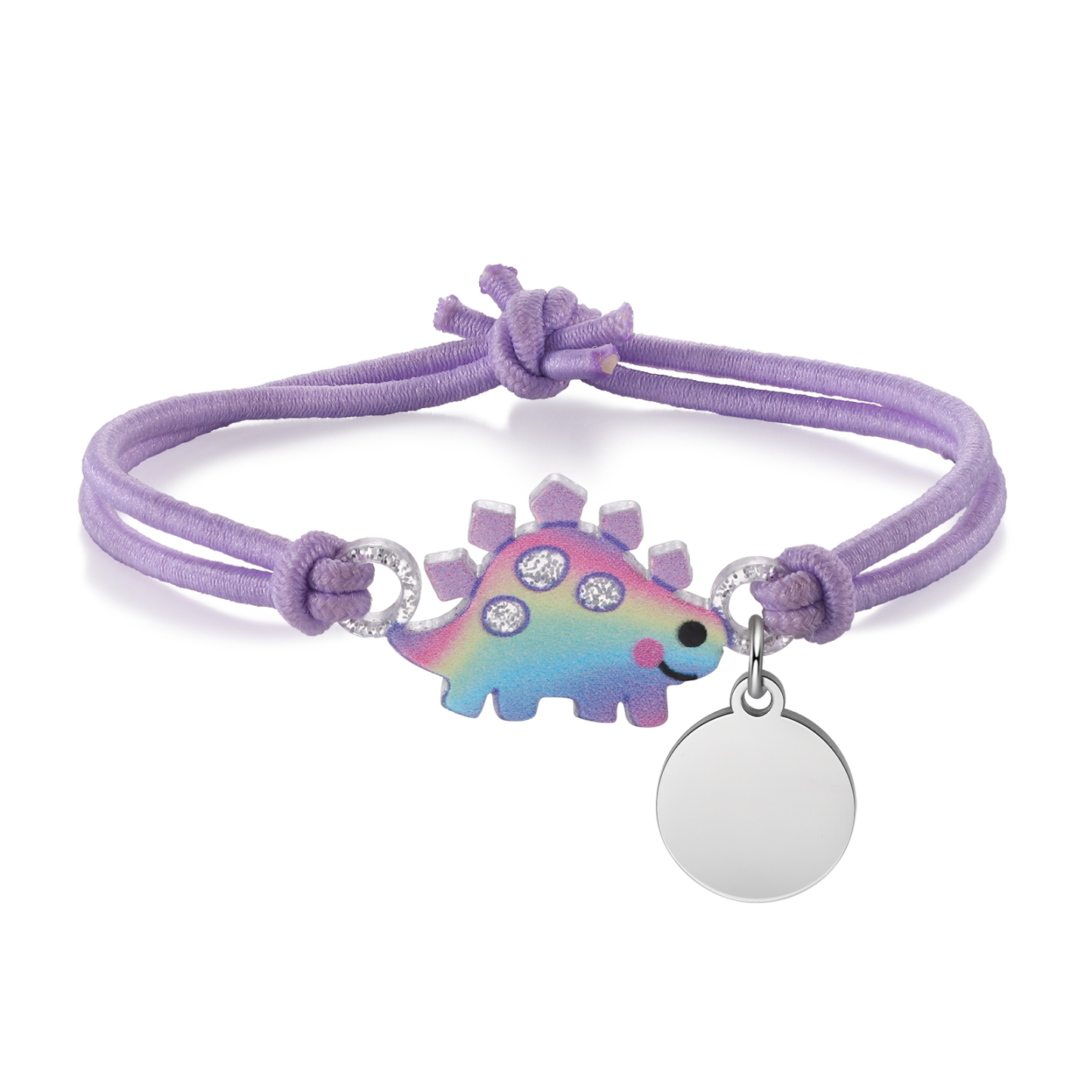 Bracelet Dinosaure Prénom Personnalisé Cadeau pour Enfants
