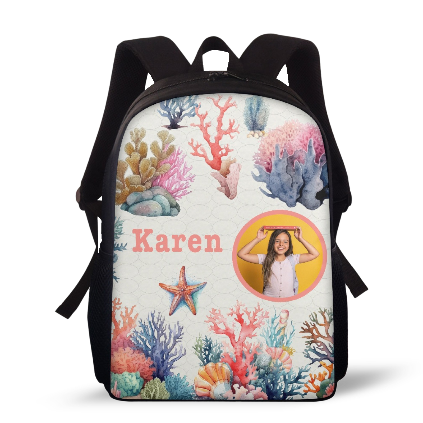 Cartable Personnalisé Brodé Prénom Pour Enfant - Motifs Animaux (licorne, Dinosaure, Chat...), Léger Et Doux - Idéal école Maternelle Et Voyages - 10