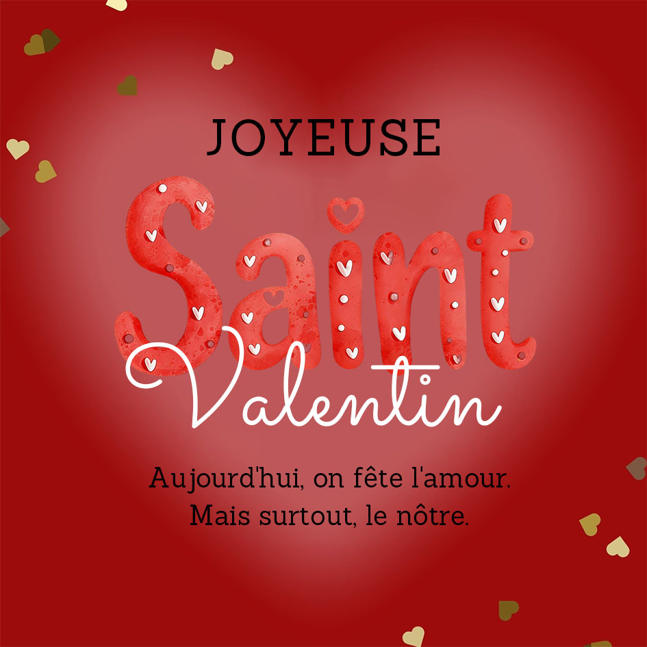 Carte de Saint-Valentin – Message d'amour à offrir