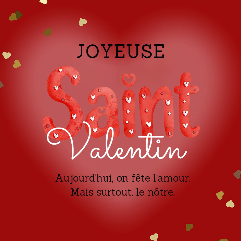 Carte de Saint-Valentin avec message d’amour | Jessemade