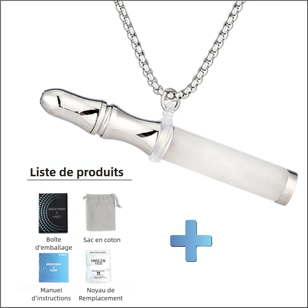 Collier de Respiration Anti-Stress en Pierre Naturelle