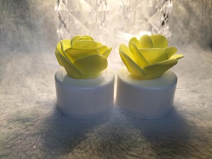 Bougie LED Fleur 2 pièces Cadeau Saint-Valentin Romantique