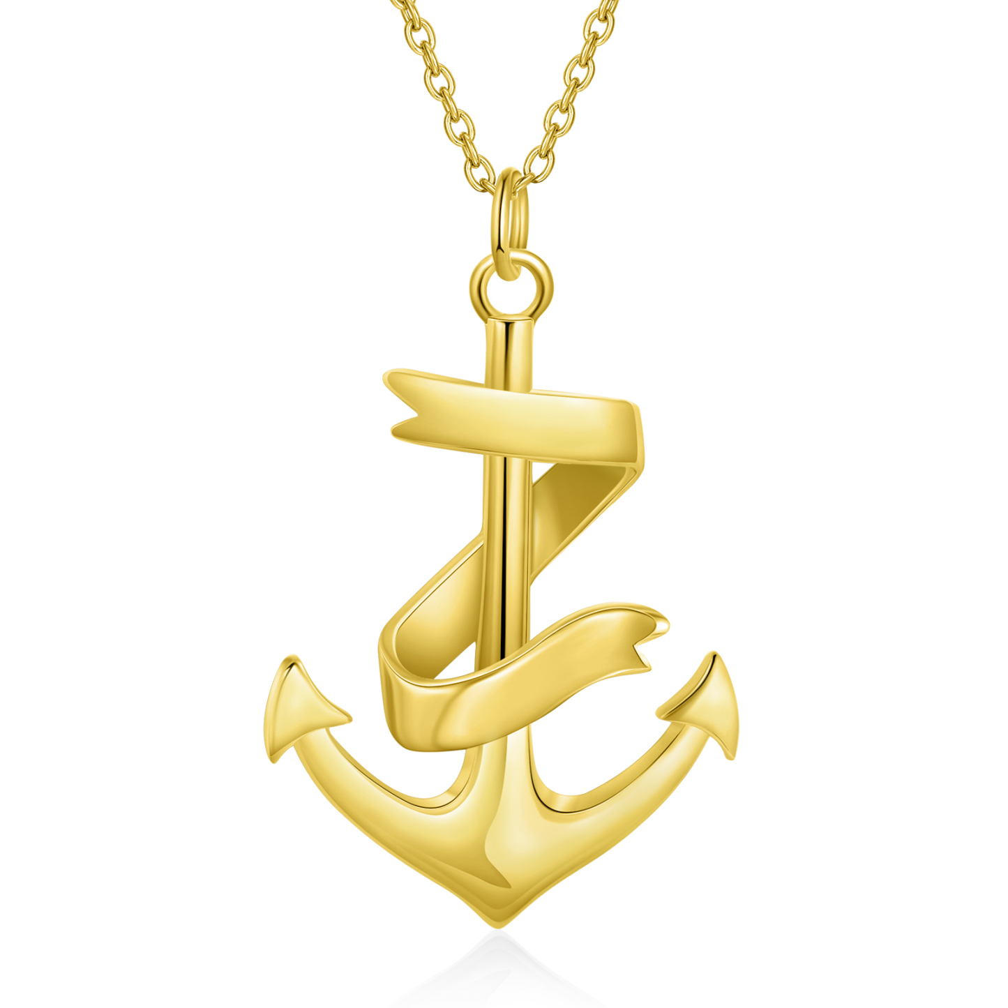 Collier pendentif d'ancre marine nautique Collier Personnalisé Homme avec 2 Prénoms|Jessemade