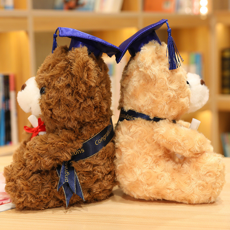 Ours en Peluche pour fêter Un Diplômé Cadeau de Graduation