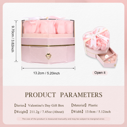 Boîte à bijoux Roses Coffret Cadeau