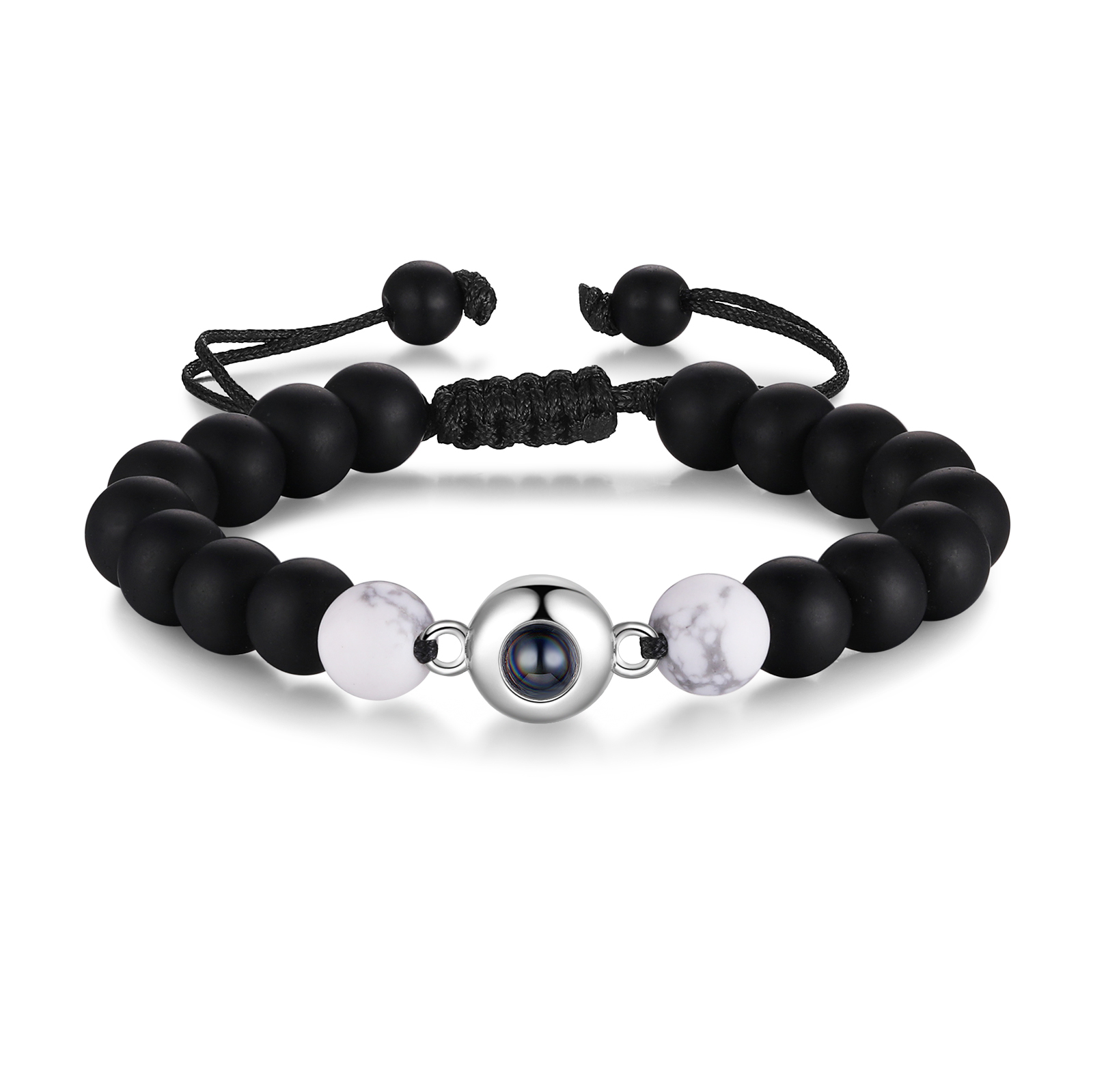 Bracelet Photo Projection de Pierres 1 Photo Personnalisée|Jessemade