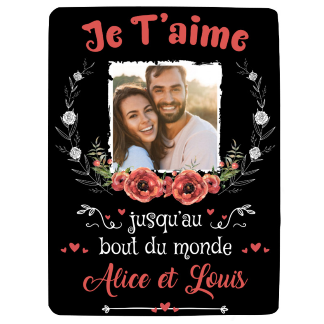 Couverture en Flanelle Personnalisée – Cadeau Parfait pour Des Moments Chaleureux et Inoubliables | Jessemade