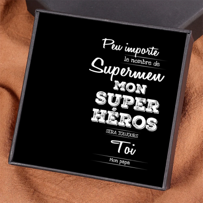 À mon Papa - Carte avec coffre cadeau