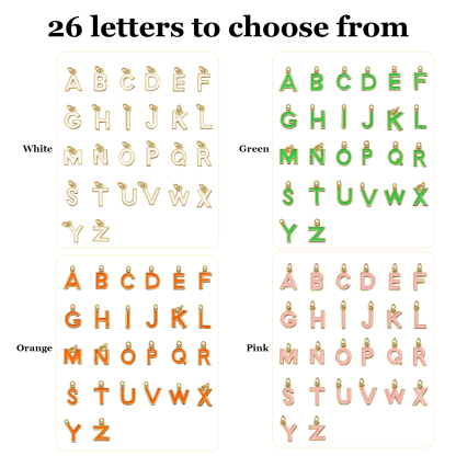 Collier Enfants Bébé Collier 1 Pierre de Naissance et 1 Lettre pour Fille Filleule