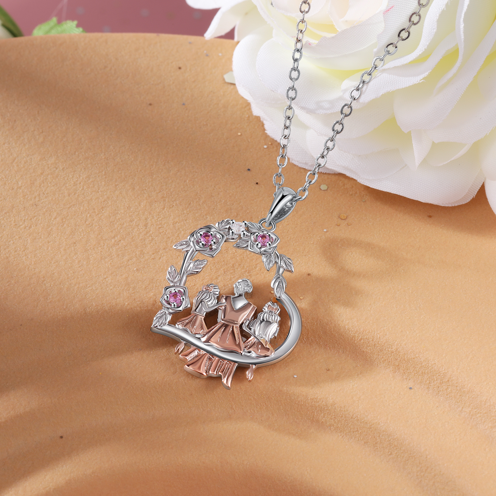 Collier mère et fille Cœur
