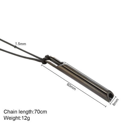 Collier sifflet de méditation yoga