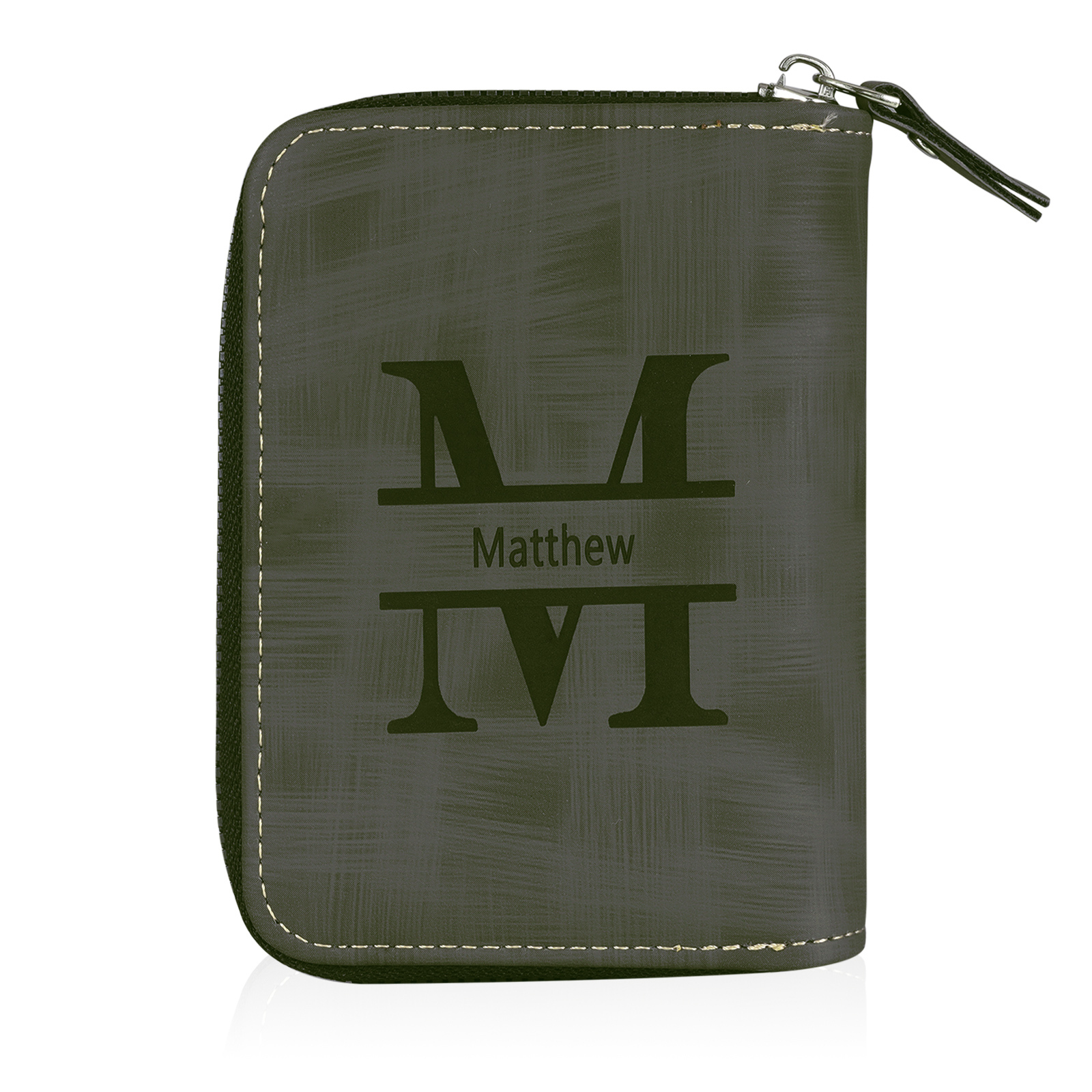 Portefeuille Classique 1 Prénom et Lettre Personnalisés avec Photo Porte-Monnaie Carte