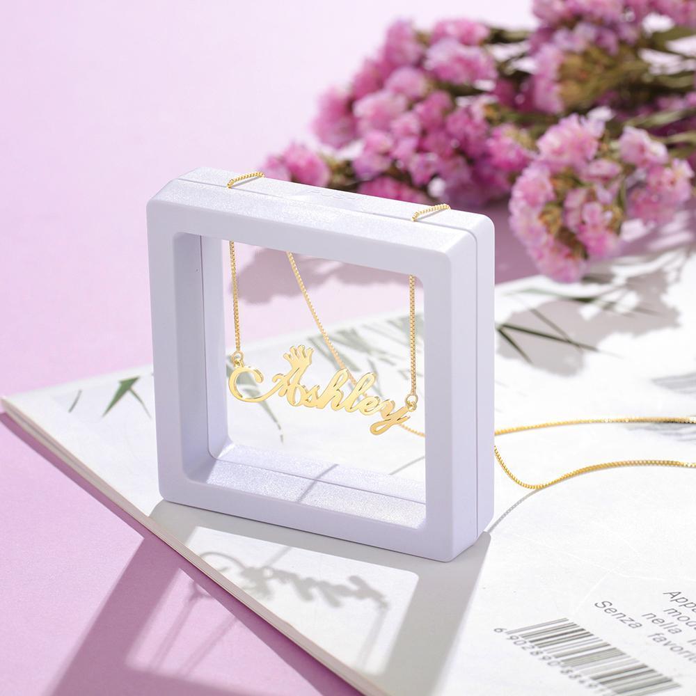 Collier Prénom Personnalisés Avec couronneiao 