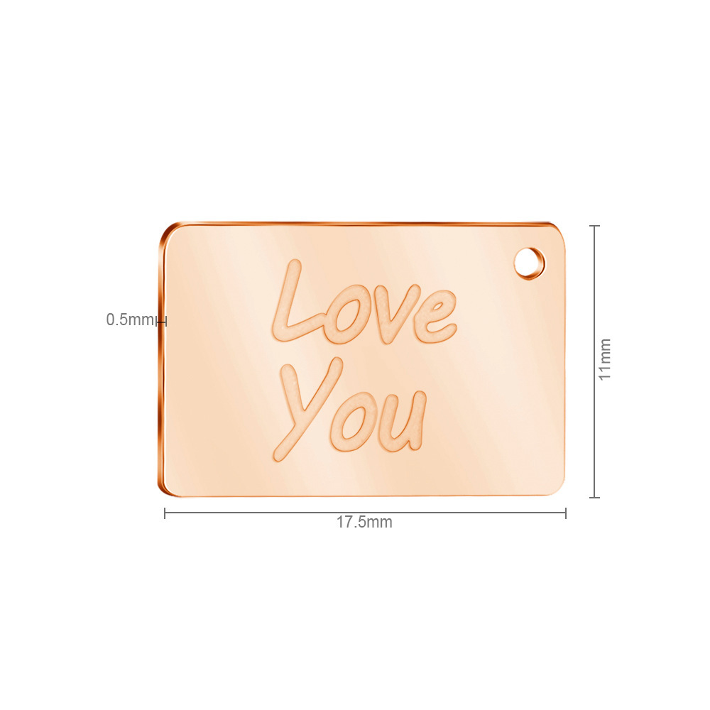 Collier enveloppe texte Personnalisée Pendentif