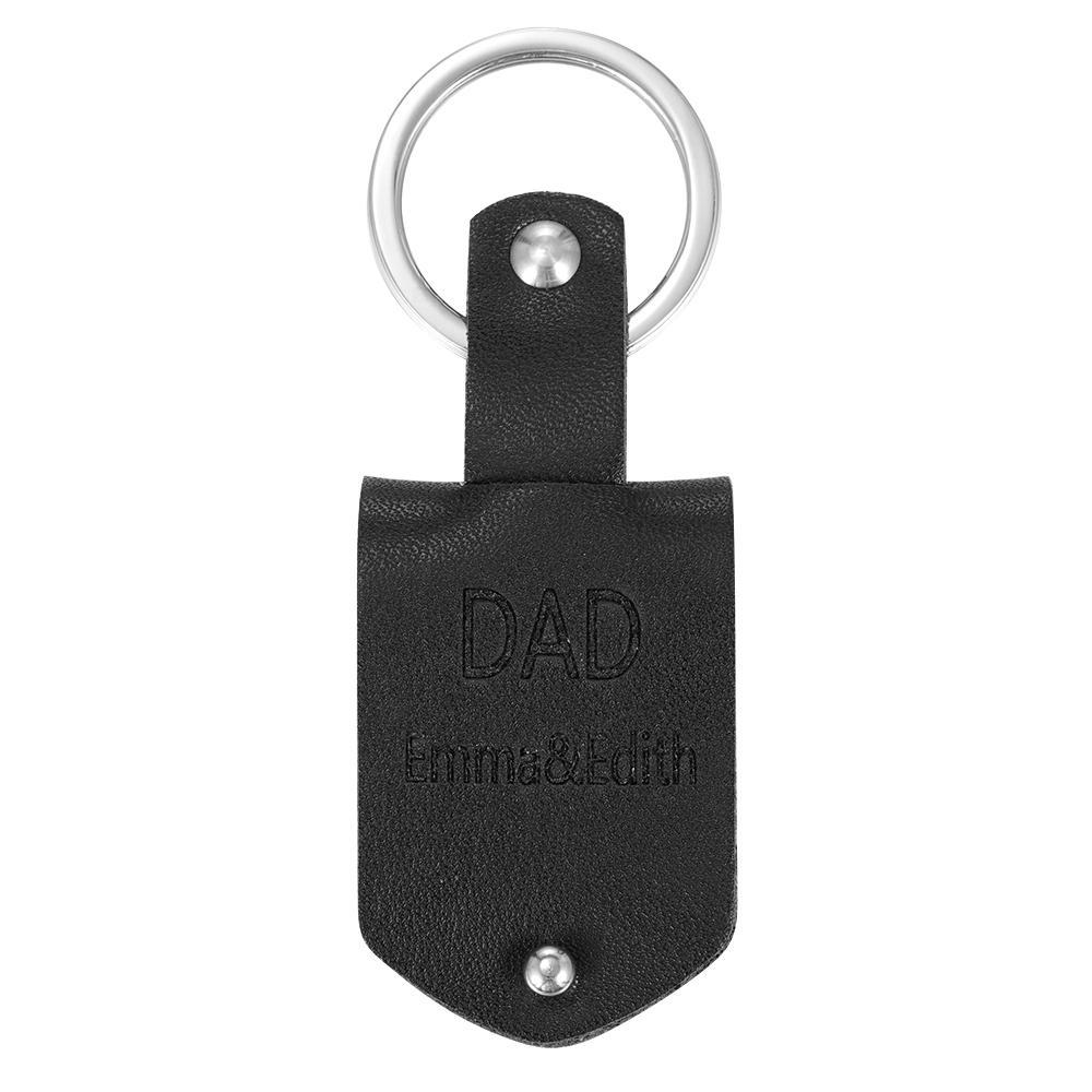 Porte-Clés en Cuir Photo Personnalisée Avec Calendrier | Jessemade