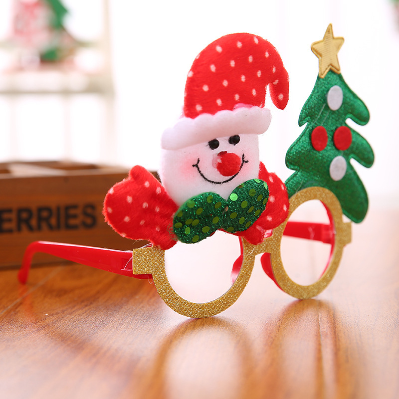 Lunettes de noël Père Noël, renne, bonhomme de neige sapin de Noël Personnalisé Cadeau pour Enfants | Jessemade