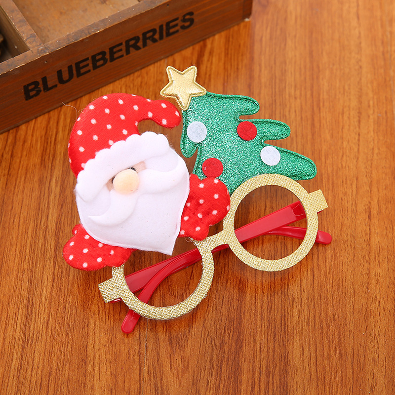 Lunettes de noël Père Noël, renne, bonhomme de neige sapin de Noël Personnalisé Cadeau pour Enfants | Jessemade