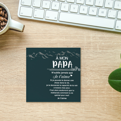 À mon Papa - Carte de Cadeau