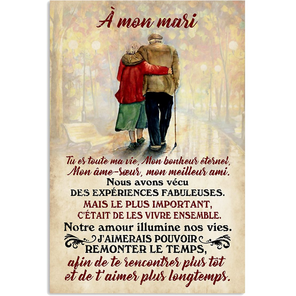 À Mon Mari - Couverture plaids polaire flanelle de haute qualité | Jessemade