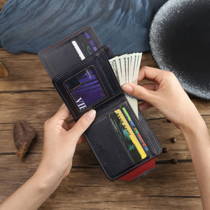 Portefeuille Classique 1 Prénom et Lettre Personnalisés avec Photo Porte-Monnaie Carte