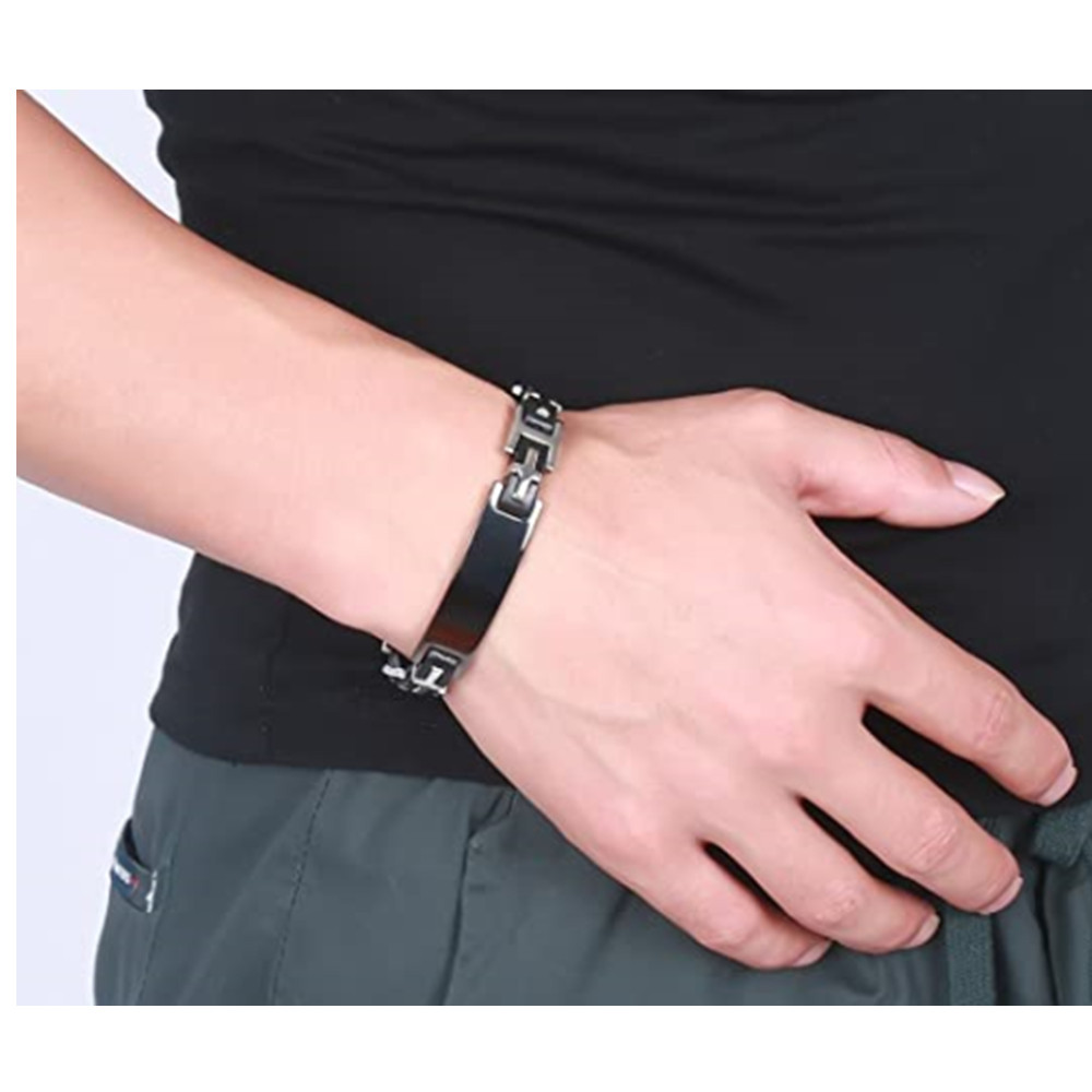 À Mon Amour -  Bracelet Texte Gravure Personnalisé Bracelet Homme