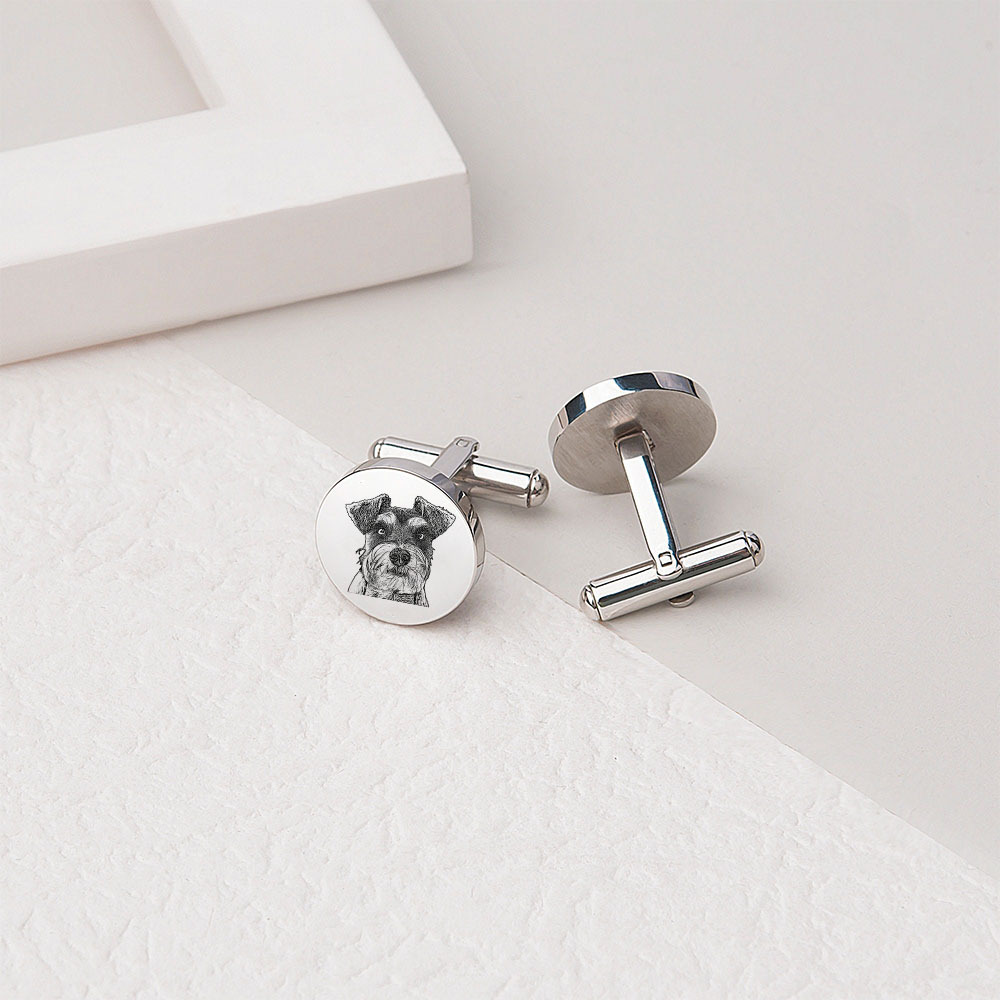 Boutons de Manchette Photo Personnalisé