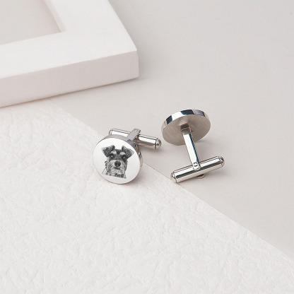 Boutons de Manchette Photo Personnalisé