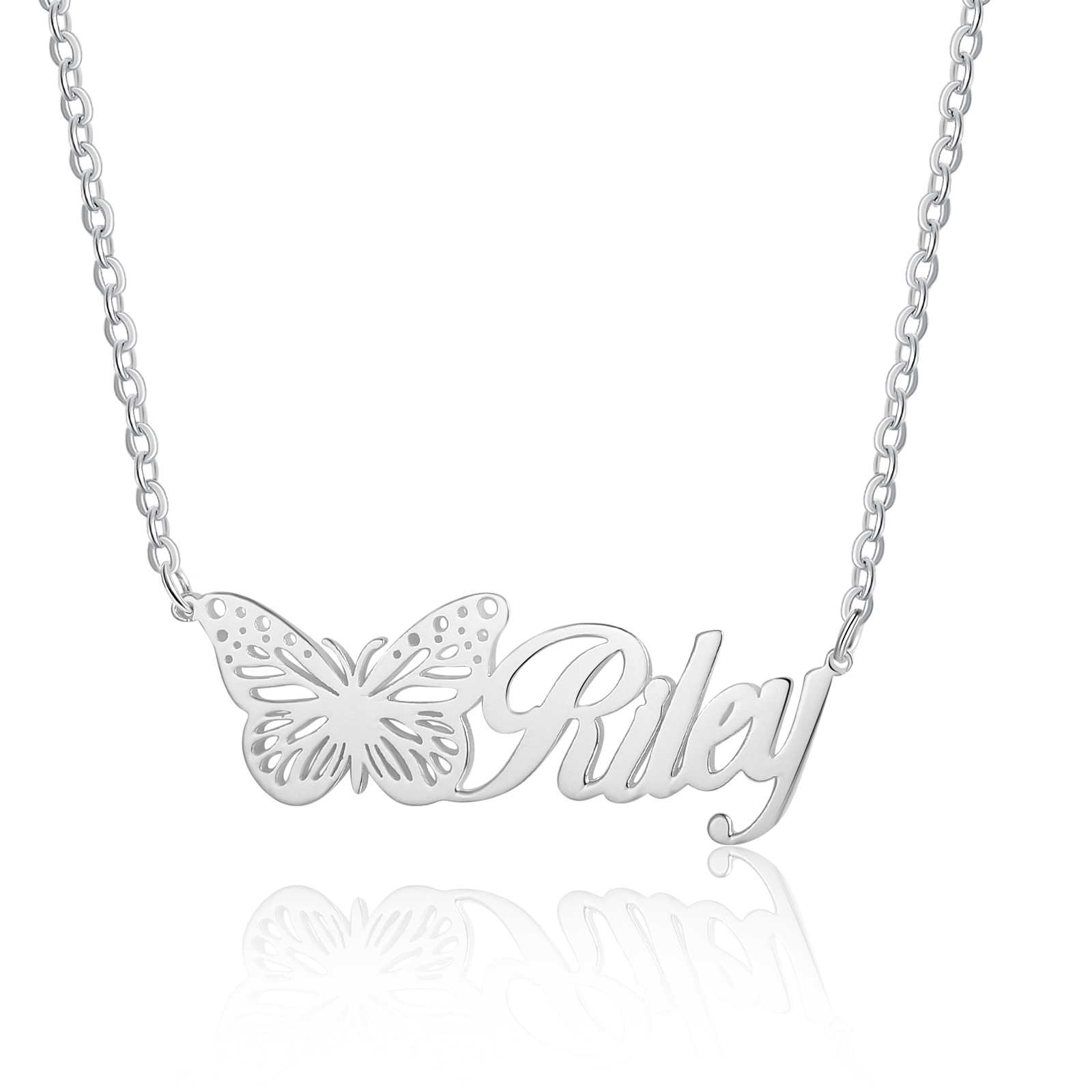 Collier Prénom Personnalisés Papillon