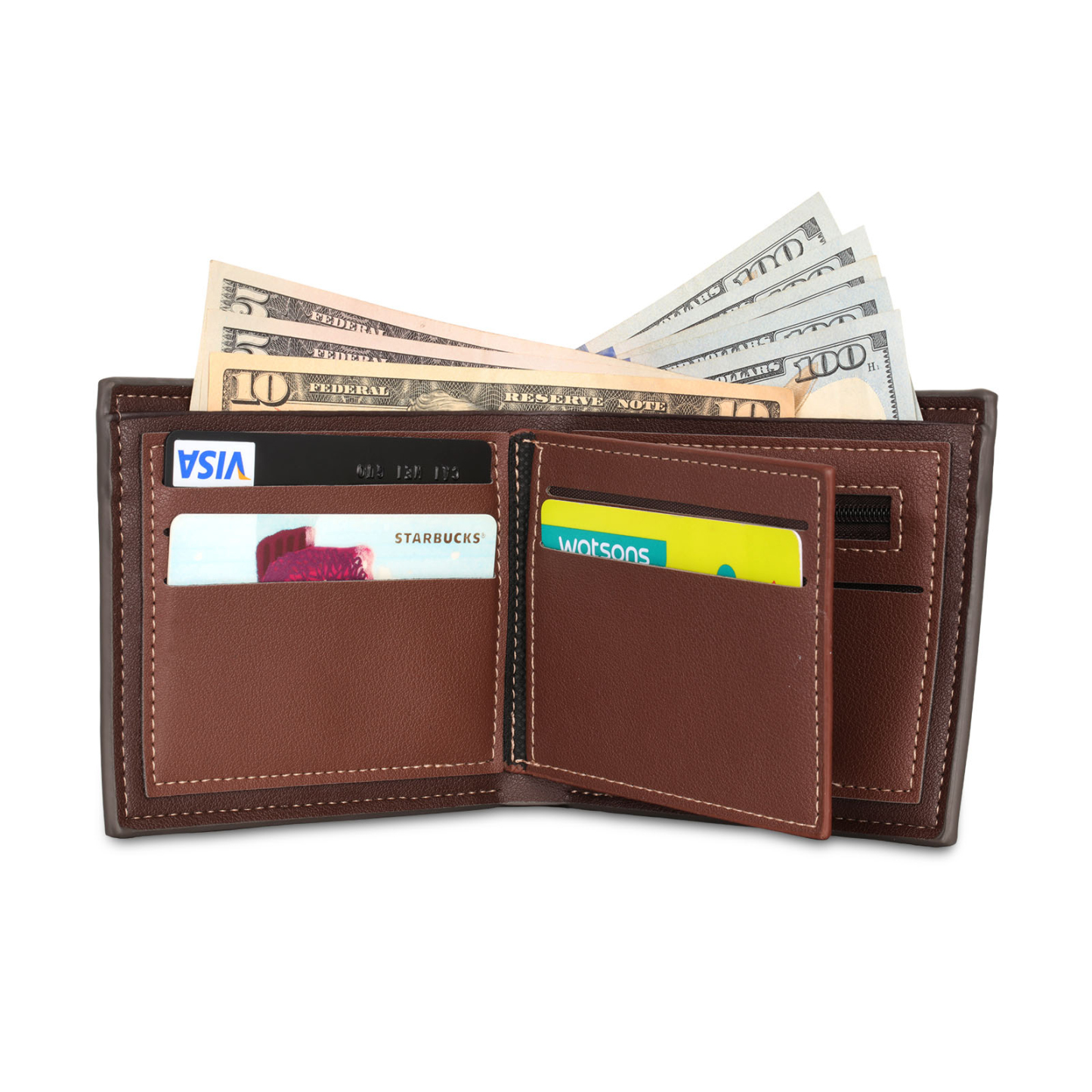 À mom Papa - Portefeuille Personnalisé avec Prénoms et Enfants Porte-Monnaie pour Homme | Jessemade