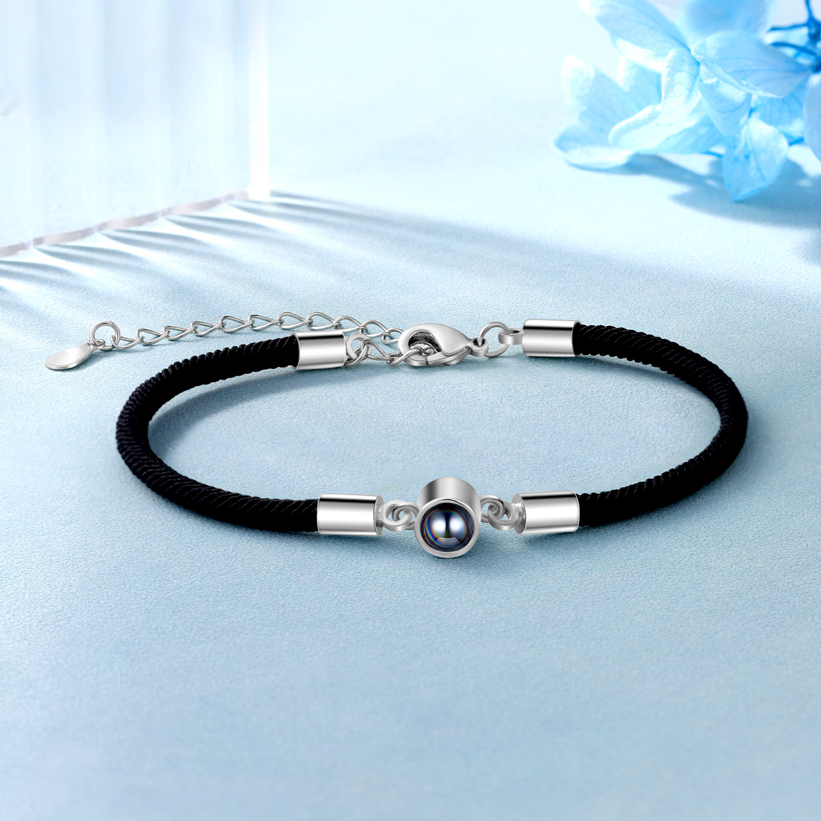 Bracelet de Projection Photo Personnalisée Bracelet Couples