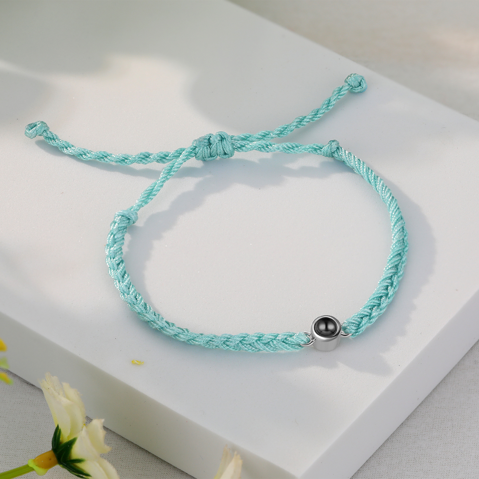 Bracelet Projection de Pierres 1 Photo Personnalisée Bracelet Projection Cadeau pour femme | Jessemade