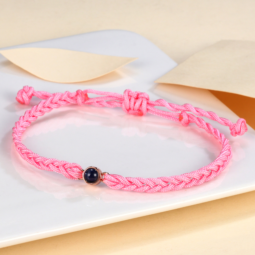 Bracelet Projection de Pierres 1 Photo Personnalisée Bracelet Projection Cadeau pour femme | Jessemade