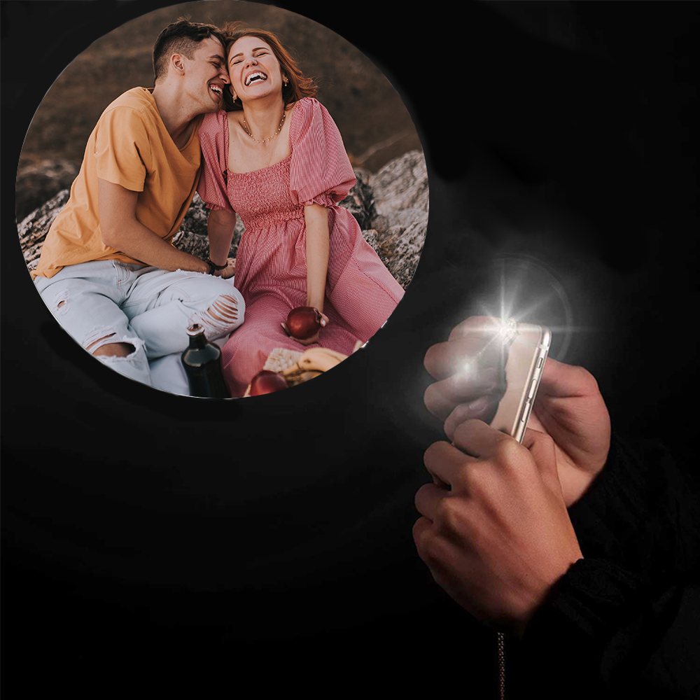 Bracelet Projection de Pierres 1 Photo Personnalisée Bracelet Projection Cadeau pour femme | Jessemade