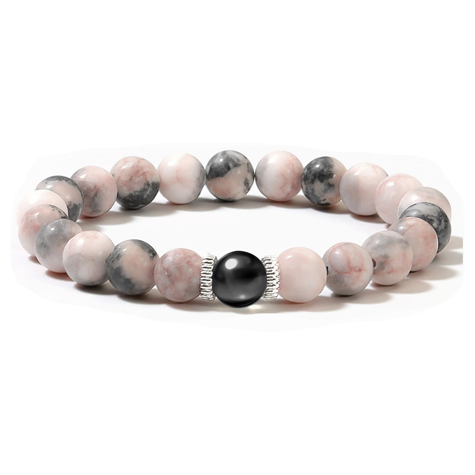 À Ma Fille - Bracelets de Perles de Pierre - Cadeau Rentrée Scolaire avec Carte